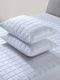 Casa Colori Protective Cover Single with Skirt White 100x200+30cm