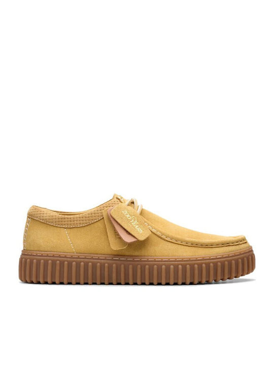 Clarks Torhill Lo Men's Suede Moccasins Yellow