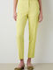 Damen Chino Hose Yellow