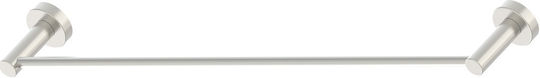 Interflex Ράγα Μπάνιου Μονή Επιτοίχια με Βίδες ​60x60cm Inox Ασημί