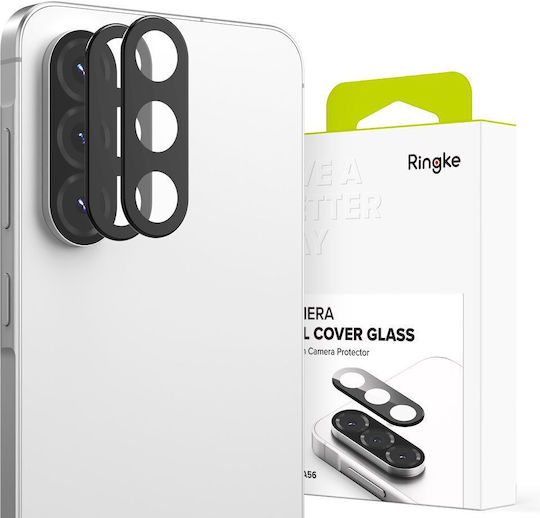 Ringke Cover Προστασία Κάμερας Tempered Glass Μαύρο για το Galaxy A56 5G