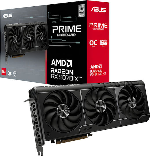 Asus Radeon RX 9070 XT 16GB GDDR6 Prime OC Видеокарта
