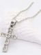 Charmy Men's Cross from Steel with Chain
