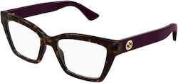 Gucci Rame Ochelari Pentru Femei Violet GG1715O...