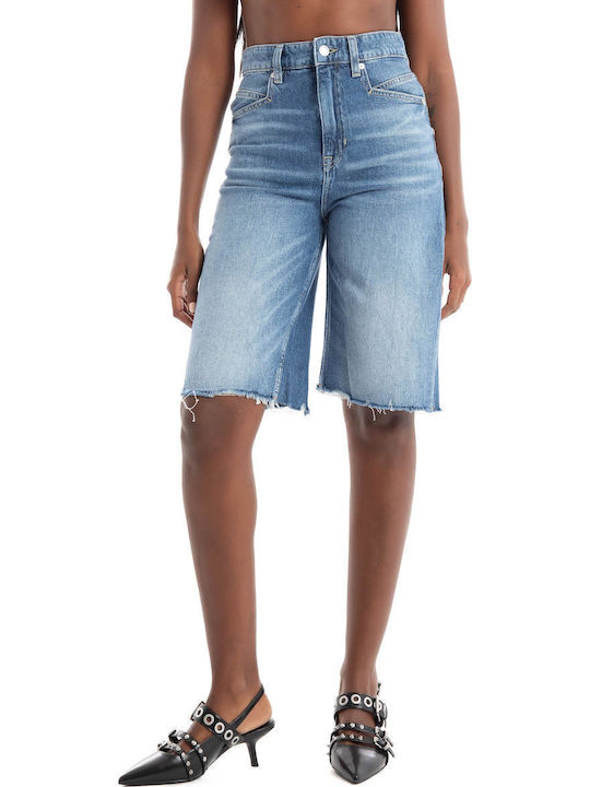 Women's Shorts Medium Aged Denim