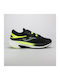Active Herren Sportschuhe Laufen Schwarz