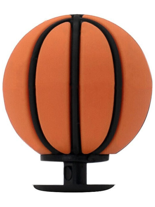 Crocs Jibbitz Schuhanhänger Basketball Orange