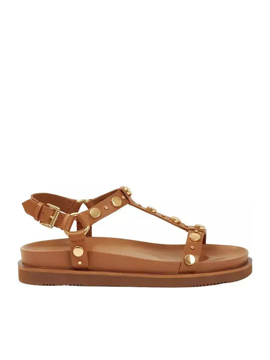 Ash Combo Leather Women's Flat Sandals Flatform...