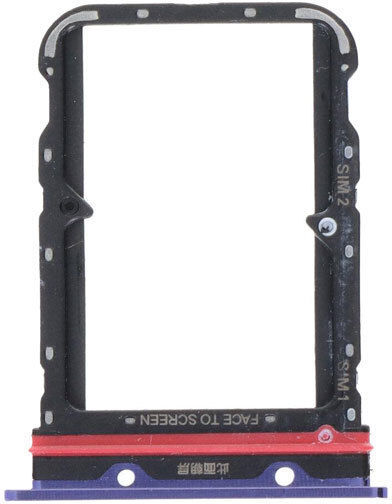 Dual-SIM-Kartenhalter Xiaomi Mi Note 10 Lite Nebula Purple