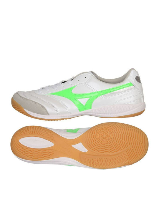 Mizuno Morelia Fußballschuhe Halle Silber