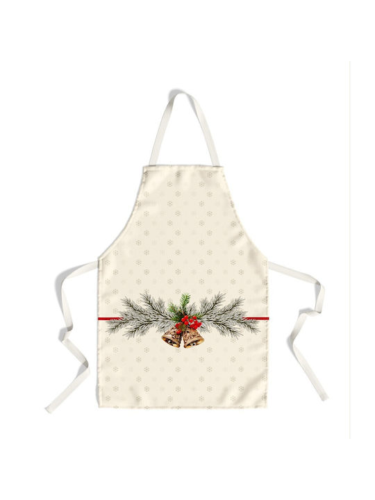 Cotton Club Weihnachtliche Küche Αpron Stoff Rot L80xB65cm.