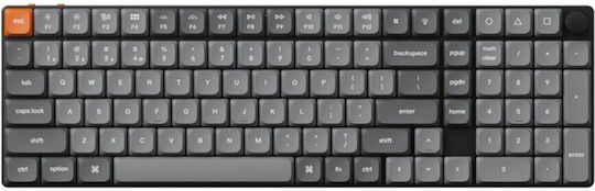 Keychron K17M-H3 Max QMK K17M-H3 Ασύρματο Gaming Μηχανικό Πληκτρολόγιο 96% με Gateron Brown διακόπτες και RGB φωτισμό (Αγγλικό US)