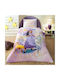 Disney Wish Conținut set Husă de pilotă pentru copii Single cu față de pernă Violet 160x220cm