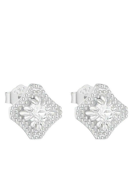 Charmy Earrings made of Silver with Stones