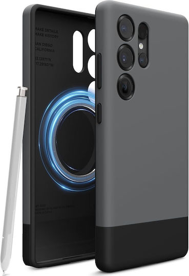 Elago Glide Back Cover Plastic / Silicone Gray (Galaxy S25 Ultra)