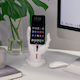 3D Art Shop Desk Stand for Mobile Phone in White Color