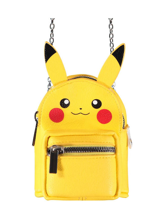 Difuzed Pikachu Kinder Rucksack Gelb 10.5cmx6.5cmx13cmcm