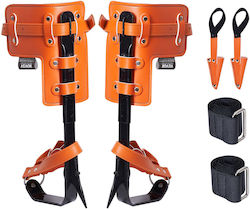 Vevor Tree Climbing Spikes Climbing Spurs Aloy Steel Arborist Equipment Πορτοκαλί Vevor Tree Climbing Spikes Climbing Spurs Aloy Steel Arborist Equipment Πορτοκαλί