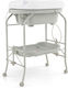 Costway Babybadewanne und Wickeltisch Grau