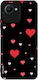 Sonique Heart Serie Hülle Realme C30 Schwarz