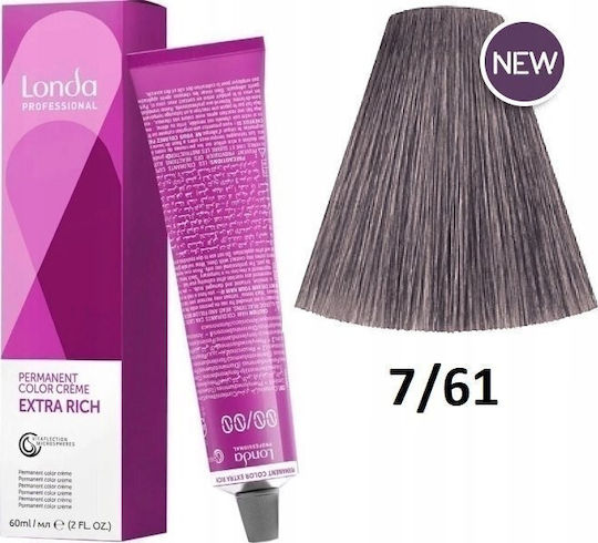 Londa Professional Londacolora Hair Dye 7/61 60ml