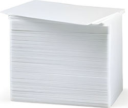Zebra Plastic Card White
