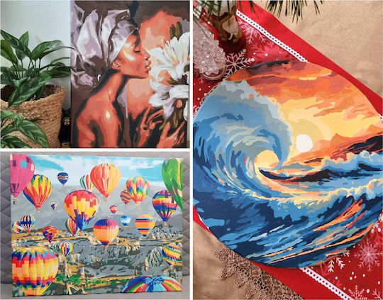 Malen nach Zahlen Ideyka 40x50 cm Metallischer Smaragd-Kolibri 1 Stk. Box