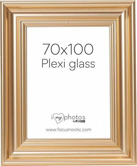 Focus Focus Charleston Gold Frame 70x100 Plexiglass