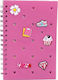 STNUX Notizbuch Quadrat Rosa