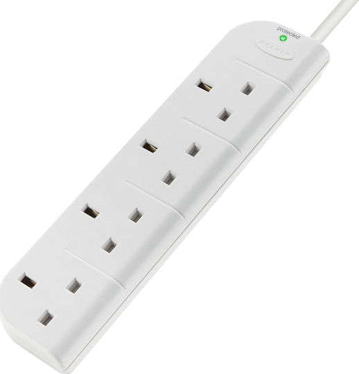 Belkin Πολύπριζο 4 Θέσεων με Καλώδιο 3m