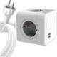 ProXtend Steckdosenleiste 4 Positionen mit Kabel 1.4m