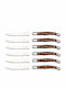 Laguiole Tradition Steak Knives Made Of Stainless Steel 6 Pieces