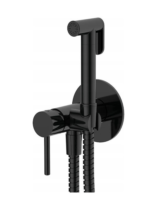 Omnires Built-in Mixer & Shower Head Set for Shower Black