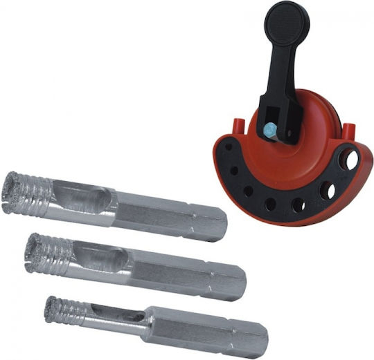 Dedra Diamond Drill with Hexagonal Shank for Glass και Tiles 0.8mm / 8mm / 10mm