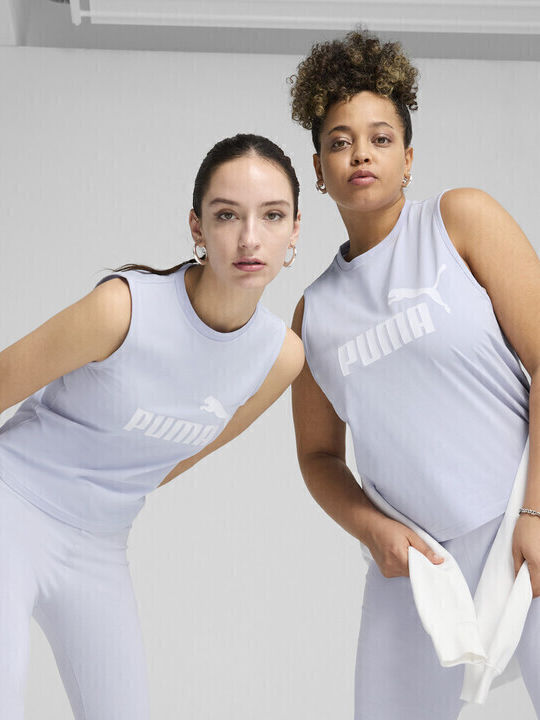 PUMA Logo Women's Athletic Blouse Sleeveless Sk...