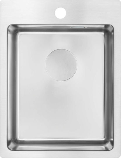Deante Eingebauter Küchenspüle Inox M50.5xP39cm Silber