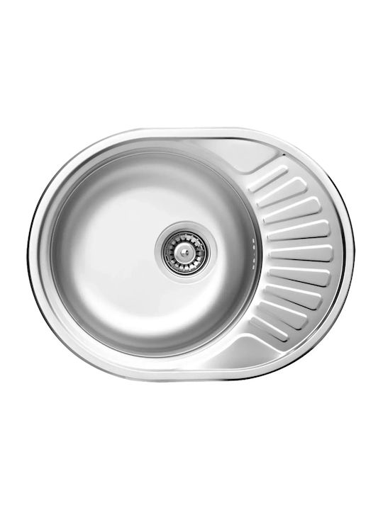 Deante Drop-In Sink Inox W45xD57cm Silver