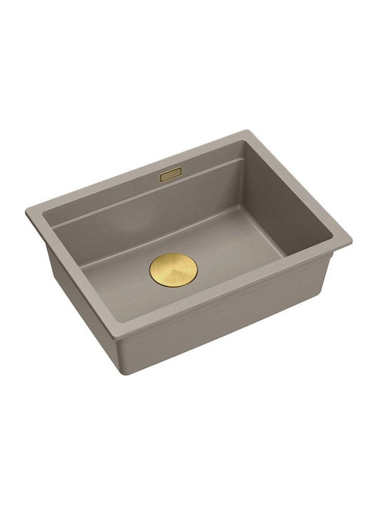 GraniteQ Drop-In Sink Synthetic Granite W59.5xD...