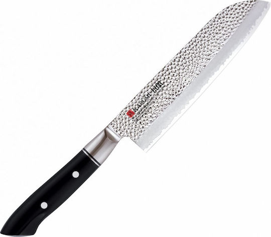 Kasumi Hammered Santoku Messer aus Rostfreiem Stahl 18cm