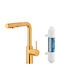 KFA Küchenarmatur Zähler mit Dusche Gold