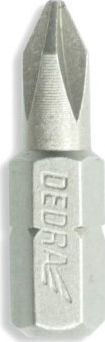 Dedra Screwdriver Bits Ph3x25mm 3pcs Blister 18a02ph30-03
