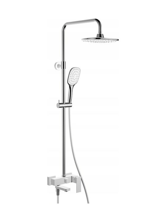 KFA Shower Column without Mixer Silver