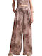 Women's Fabric Trousers Beige