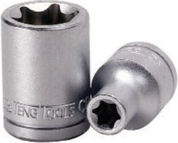 Teng Tools Καρυδάκι Αέρος Torx με Καρέ Υποδοχής 1/2" Μέγεθος E10