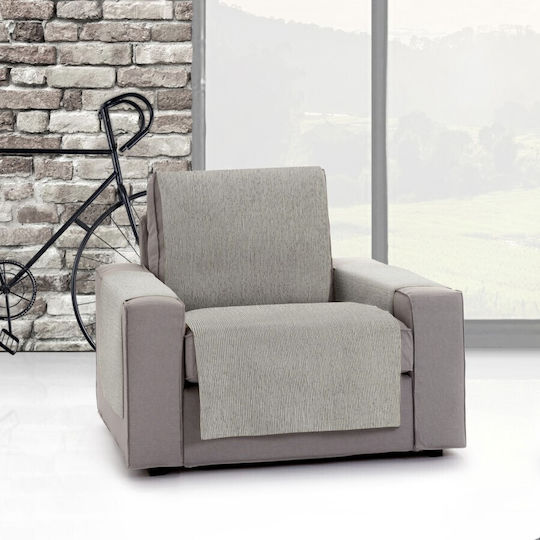 Eysa Mid Husă Elastică Fotoliu Gray 110εκ. 1buc F2190856