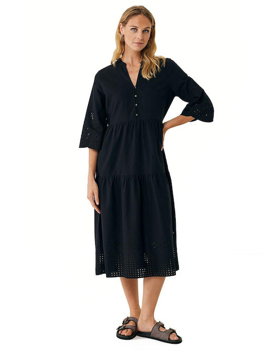 Mexx Dress with Ruffle Black MF006302251W-193911 | Skroutz.mt