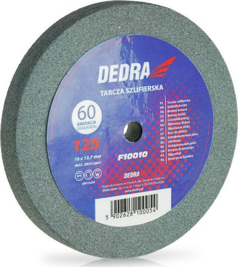 Dedra Schleifscheibe 125x16x12,7mm Körnung 60 F10010