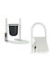 Berilo Metallic White Bathroom Box