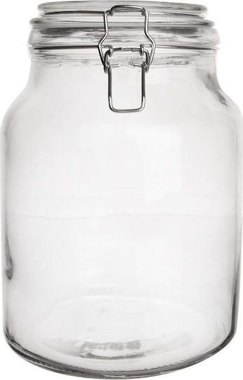 Orion Ваза за Обща Употреба с Капак Стъклена Прозрачна 3400ml