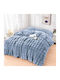 Pucioasa Κουβέρτα Γούνινη Διπλή 200x230εκ. Blue